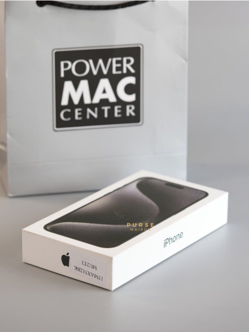 Apple iPhone 15 Pro Max 512gb Black Titanium (Category: iPhone 15 Series) located in Taguig. Submitted by pursemaison (Listing ID 1304929767, Image 1). Description: Apple iPhone 15 Pro Max 512gb Black Titanium ✨Php 80,000 *Additional 3.85% for straight credit card payments *Available for 4 months layaway with 1% interest per month *BDO credit card up to 36 mos & Citibank credit card up to 24 mos (with interest) CONDITION: Brand New INCLUSIONS: pa