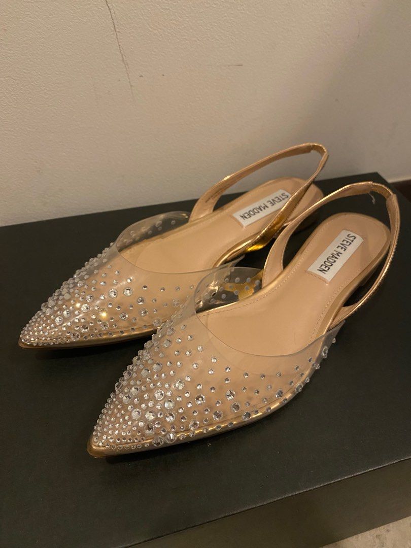Authentic Steve Madden Josey Rose Gold Shoes Size 5 Women s Fashion Footwear Flats on Carousell