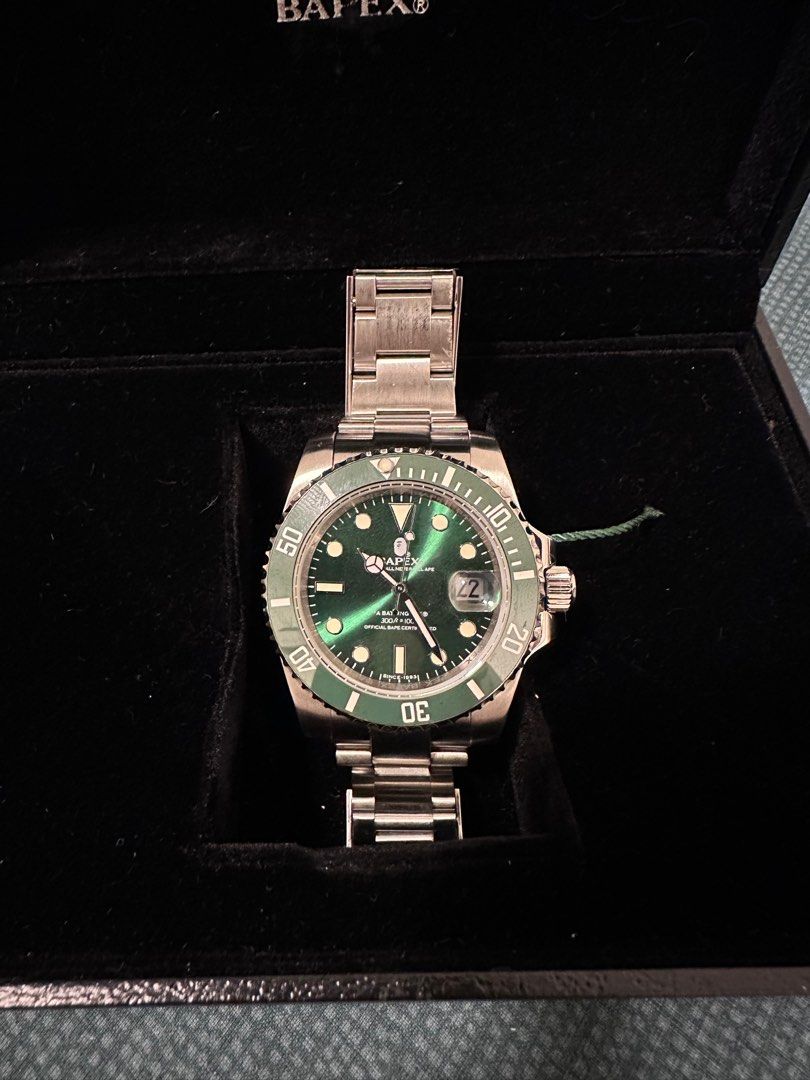 BAPEX A BATHING APE WATCH HULK TYPE1