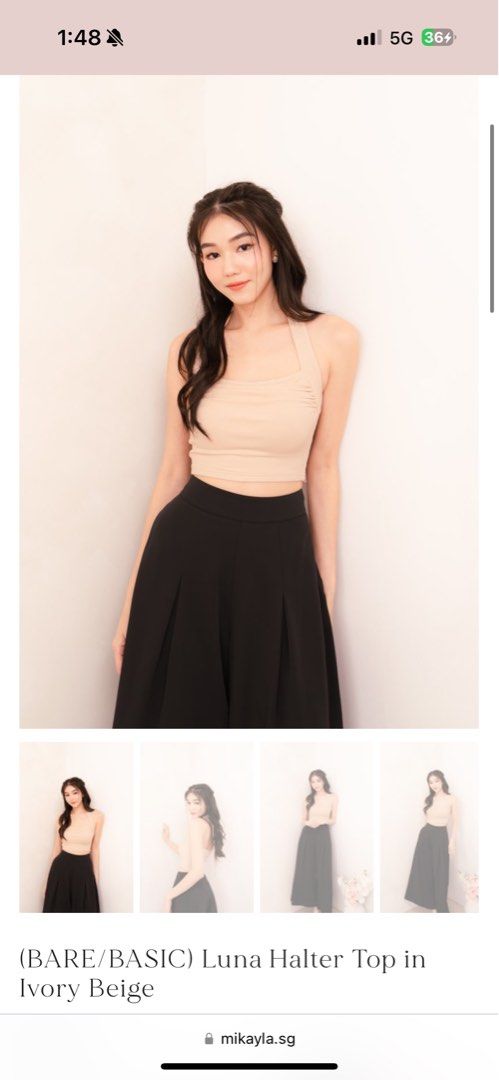 Luna halter dress cheap