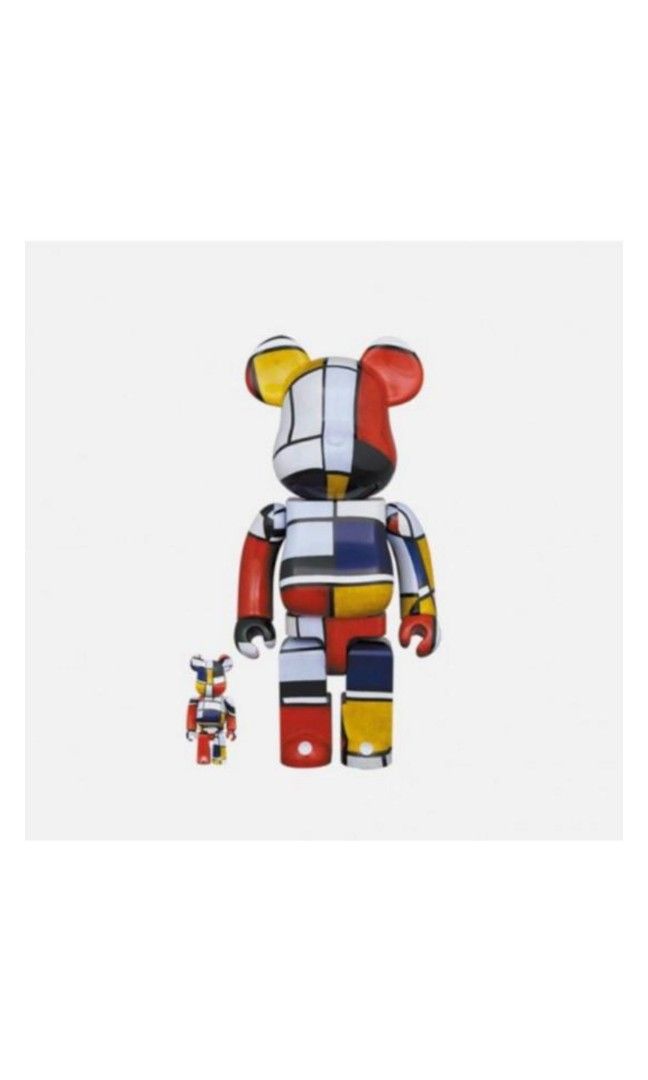 Bearbrick Piet Mondrian 100% u0026 400%