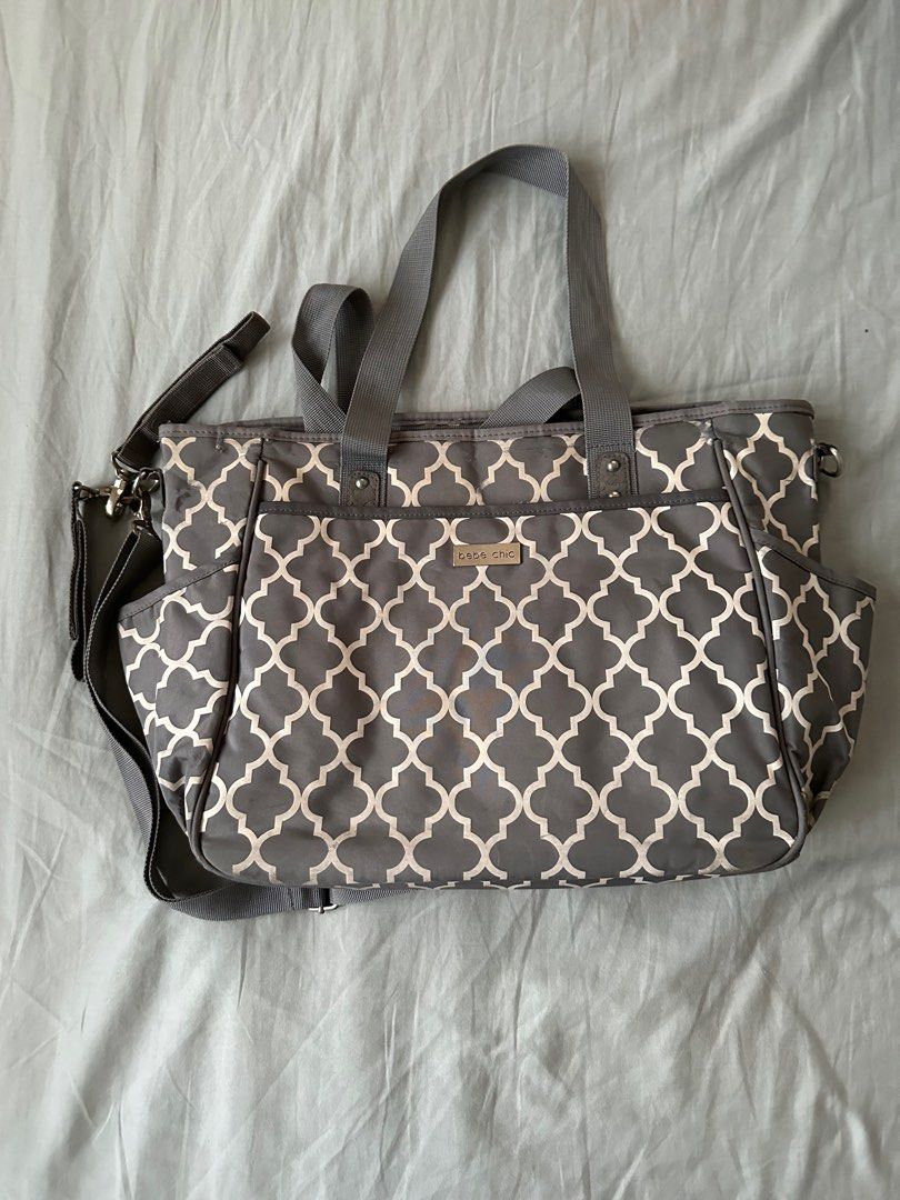 Bebe Chic Diaper Bag (Category: Other Babies Going Out Needs) located in Lipa City. Submitted by jnlxv87 (Listing ID 1304886548, Image 1). Description: Please see pic for details and defects.