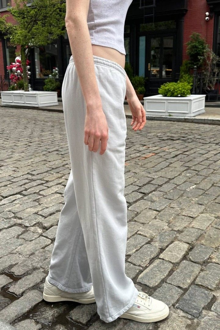 Brandy Melville John Galt light baby blue Anastasia tie sweatpants Women s Fashion Bottoms Other Bottoms on Carousell