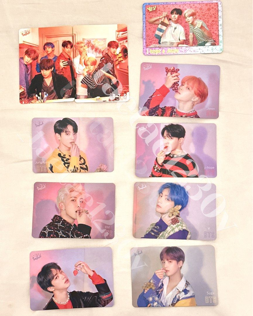 Bts yes card, 興趣及遊戲, 收藏品及紀念品, 韓流- Carousell