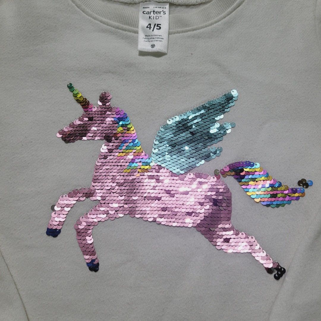 Carter's unicorn sweater top