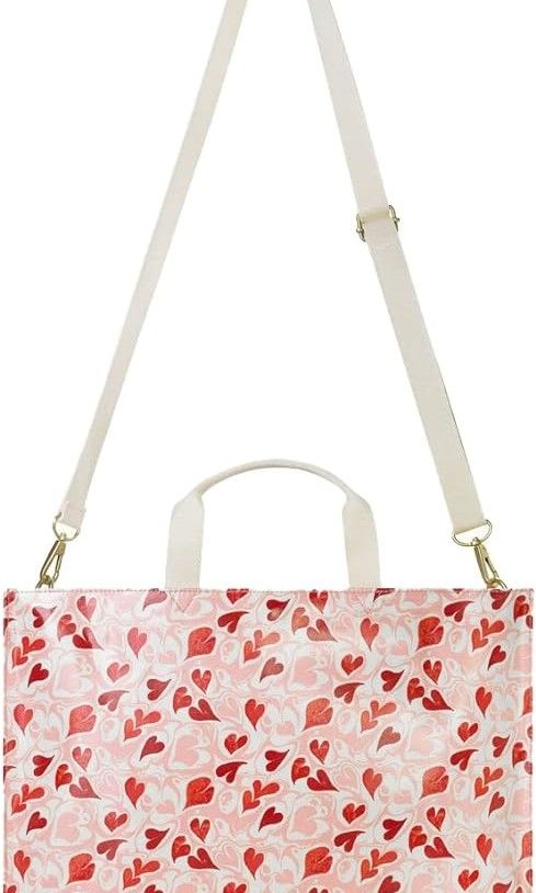 Cath Kidston Marble Hearts Ditsy Strappy Carryall Pink