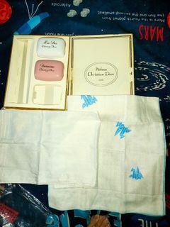 Christian Dior Parfums soap and towel