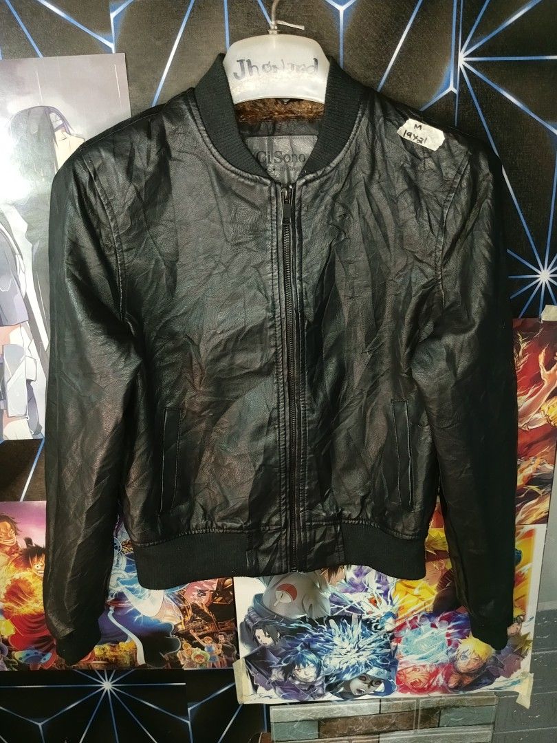 Ci sono by cavalini black leather jacket online