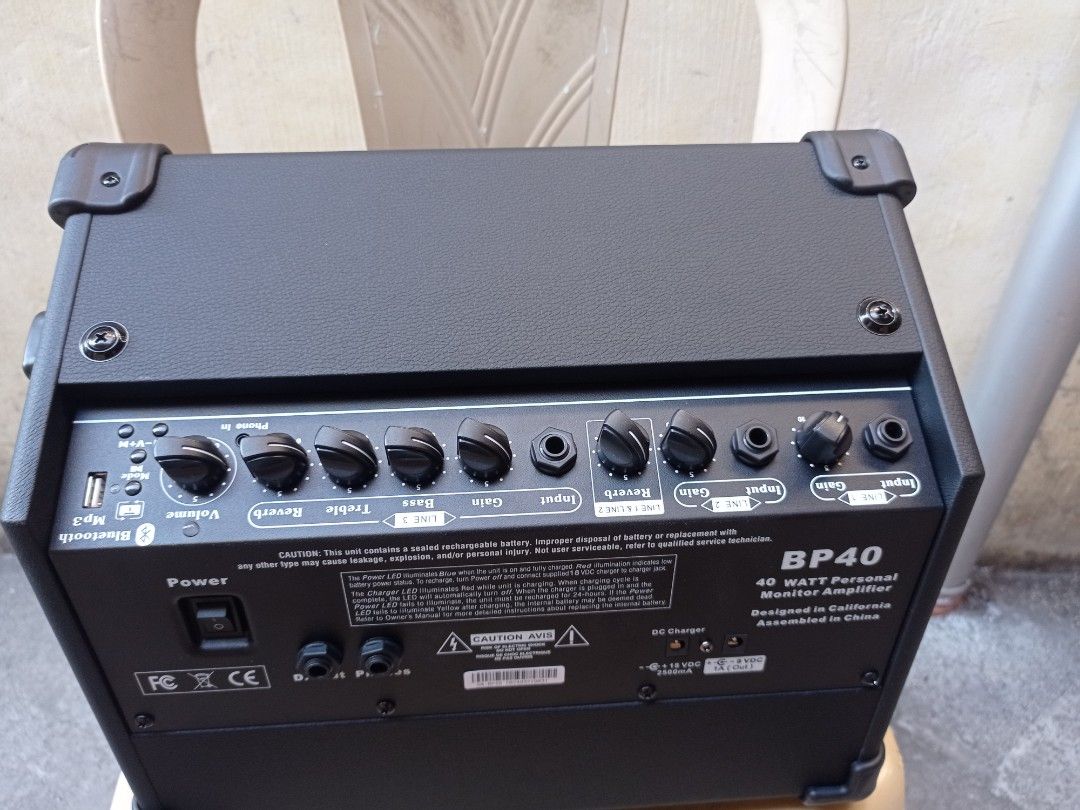 Coolmusic Multi-functional Portable Speaker for Busking (Category: Soundbars, Speakers & Amplifiers) located in Quezon City. Submitted by ronaldvincentcalderon120 (Listing ID 1304871513, Image 3). Description: Coolmusic Portable Multi-functional Speaker BP40 2 inputs for mic and guitar Bluetooth For Busking, Room Practice Price: 8,500 Location: Panghulo, Malabon.