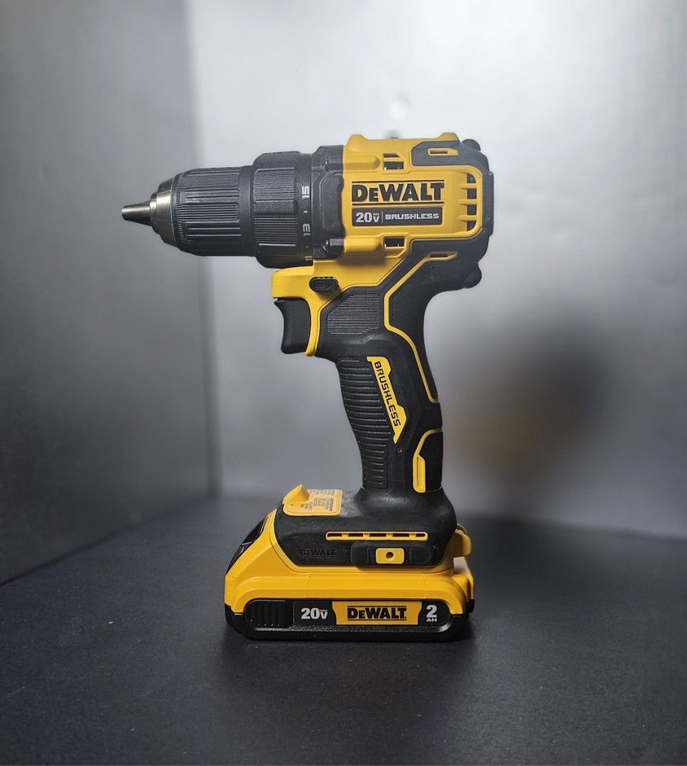 Dewalt Brushless Cordless Drill Driver (USA) (Category: Home Improvement Tools & Accessories) located in Quezon City. Submitted by kardinalfire (Listing ID 1304959144, Image 1). Description: Dewalt Brushless Cordless Drill Driver (DCD708) - Lightly Used - Bought in the US - 20V Li-Ion Battery - w/ 110V charger and dewalt tool box (not DCD708) - Heavy Duty - Dewalt Quality #dewalt #dewalttools #drilldriver #cordlessdrill.