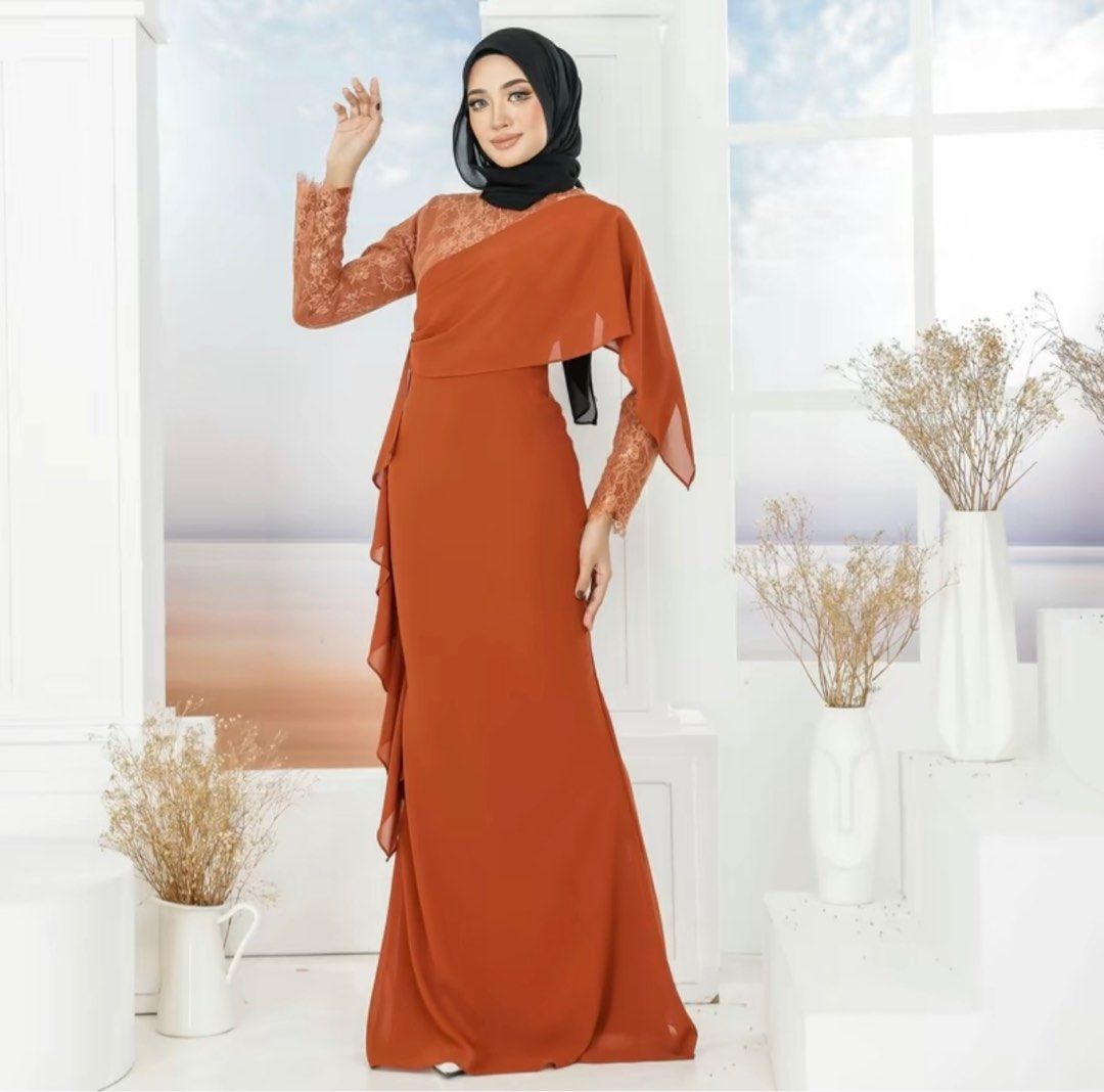 Brick orange dress hot sale