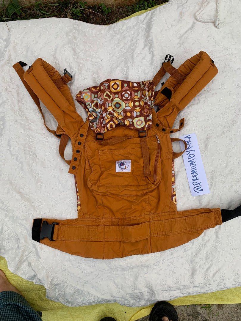 Ergobaby ORIGINAL Ergo Backpack Ergobaby BABY CARRIER Organic Collection DESERT BLOOM NEWBORN 3.2kg with infant insert 5 5 20kg Gendongan Ergobaby