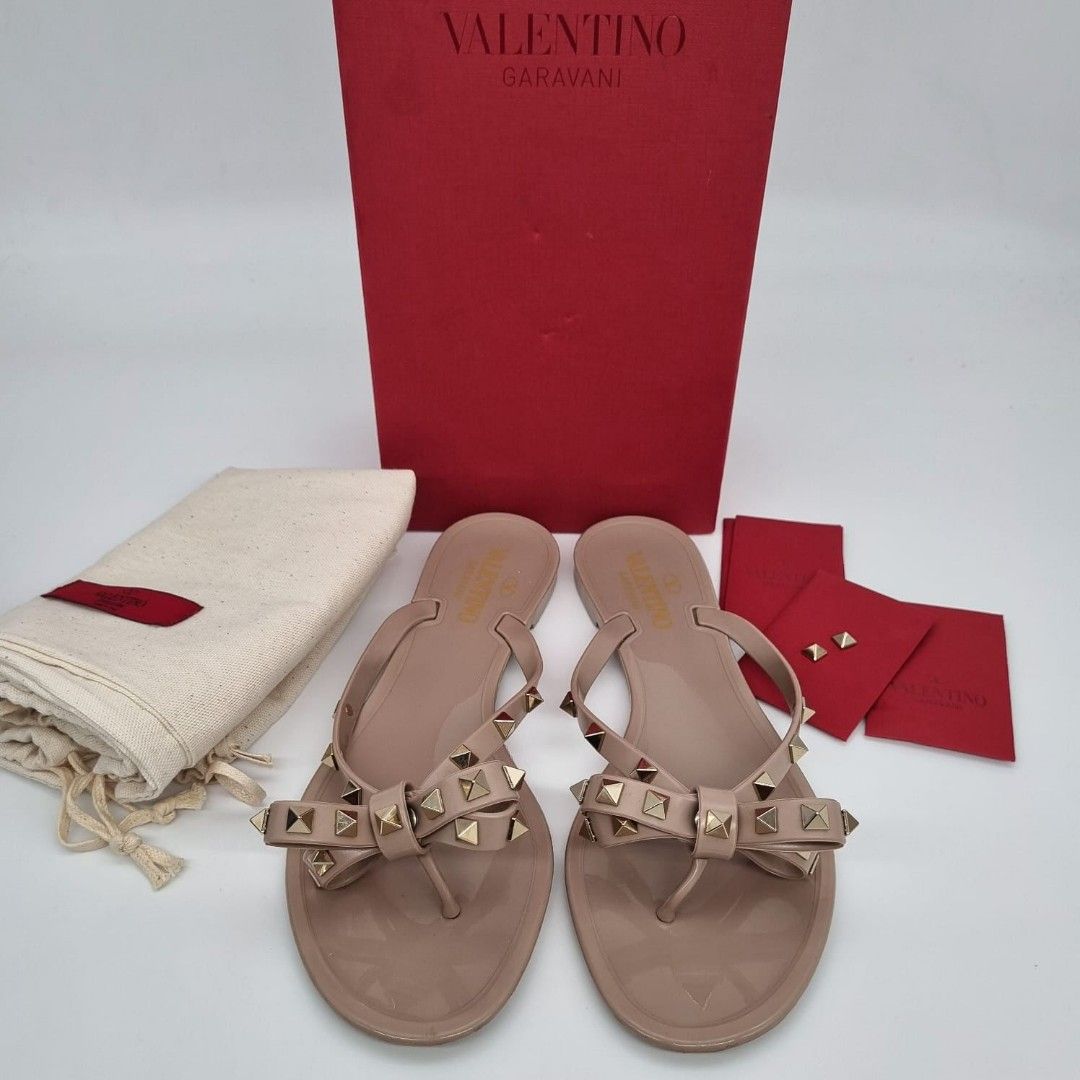Valentino jelly flip flops