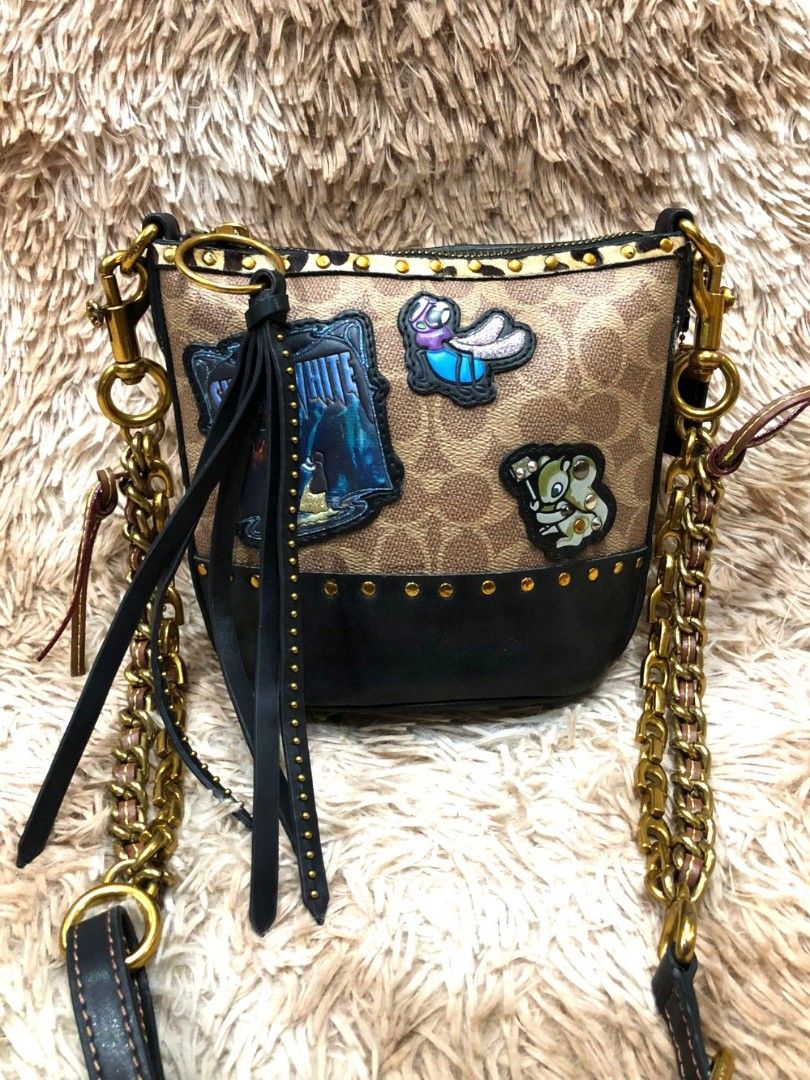 FLASH SALE COACH X DISNEY DUFFLE SIGNATURE PATCHWORK LIMITED CROSSBODY BAG