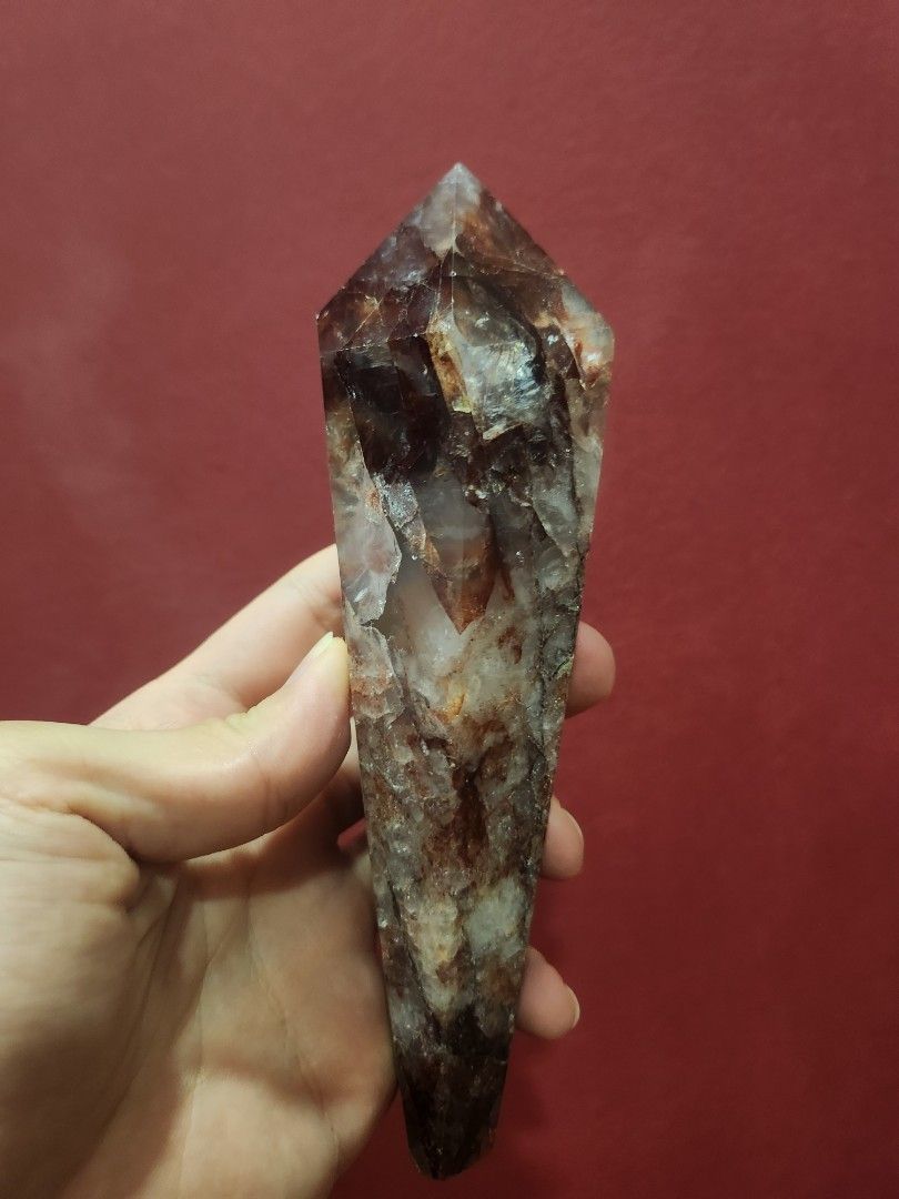 FireQuartzCrystalObelisqueWand