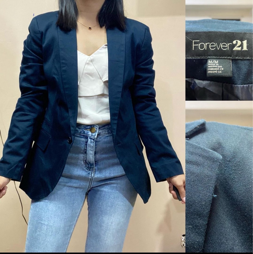 Forever 21 blue coat outlet
