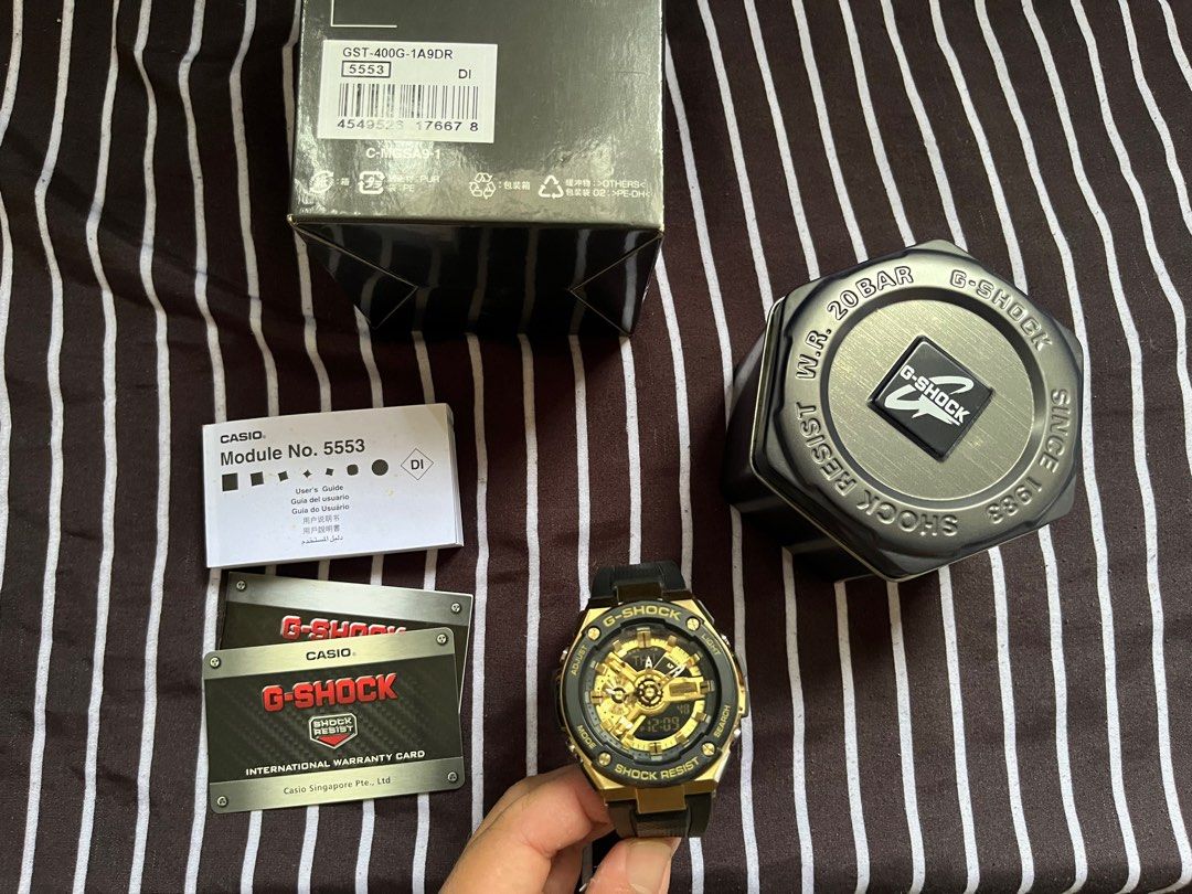 G Shock GST 400G Men s Fashion Watches Accessories Watches on Carousell