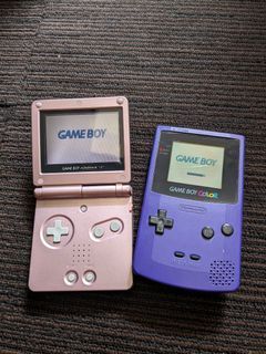 Gameboy Color and Gameboy Advance SP