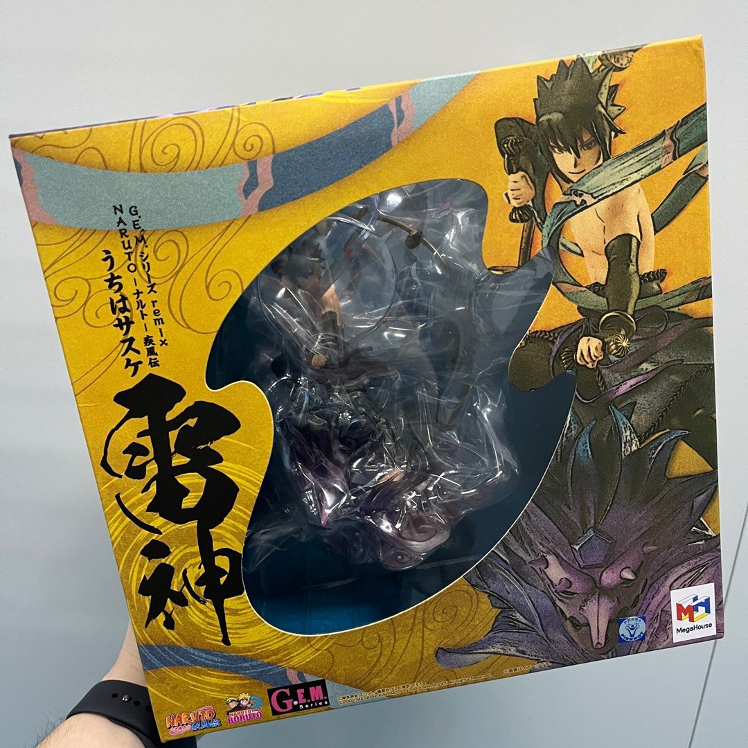 G.E.M Megahouse Naruto Sasuke Figure (Category: Toy Figures) located in Singapore. Submitted by 3threepointcatch (Listing ID 1304935976, Image 1). Description: Brand new in box! Self collect from my block (Tampines) or delivery to your doorstep via Qxpress +$5!!.