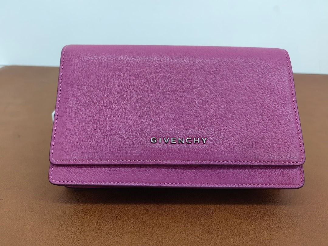 GIVENCHY PANDORA WALLET ON CHAIN PINK GOAT SKIN Luxury Bags Wallets on Carousell