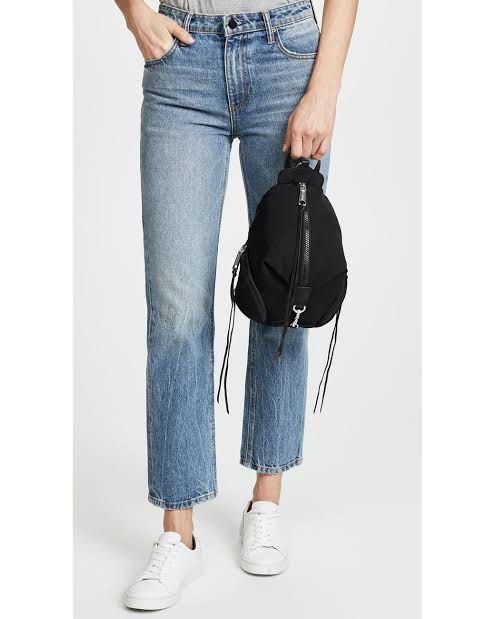 Green Rebecca Minkoff Julian Mini Backpack in Suade Women s Fashion Bags Wallets Backpacks on Carousell