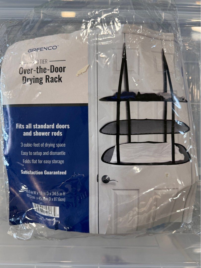Greenco 3 tier over the door drying rack online