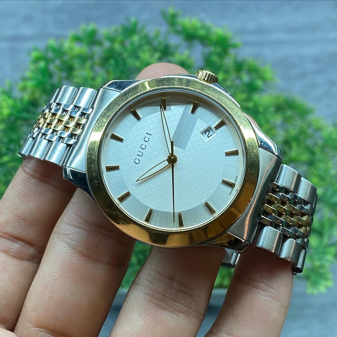 Gold Plated Gucci G Watch Vintage Tone Gucci Watch Vintage Gucci