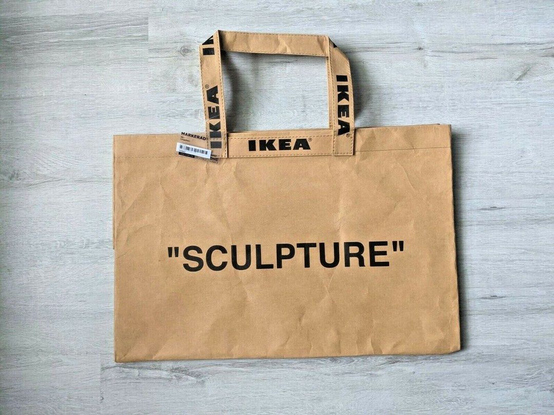 Ikea x Off white sculpture paper bag limited edition Hobbies Toys Stationery Craft Other Stationery Craft on Carousell