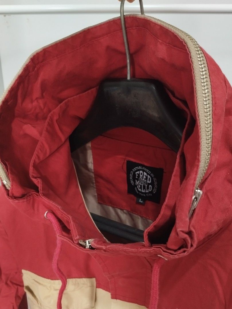 Jaket Kalcer khas outdoor semi parka Fred Mello Fesyen Pria Pakaian Baju Luaran di Carousell