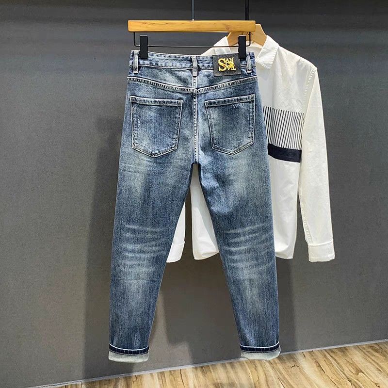 Jeans men pants denim black jeans size 28 38 size men jeans