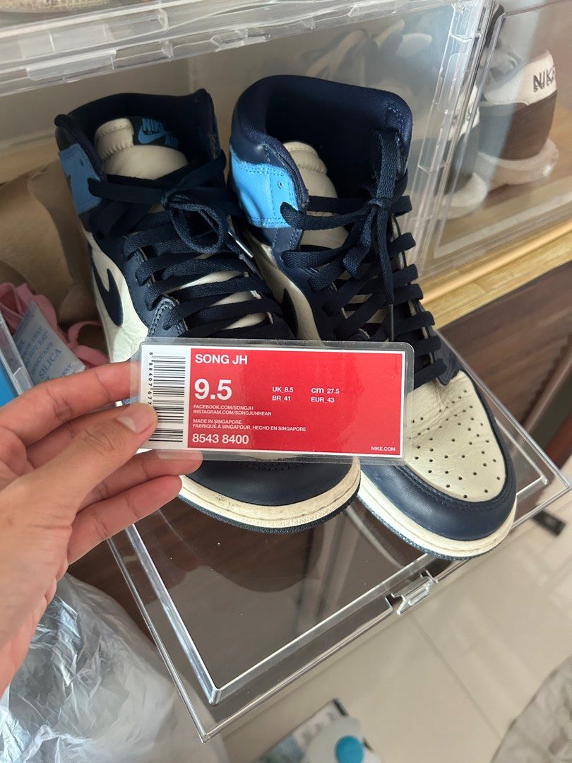 Jordan 1 Obsidian UNC, Men display picture 3
