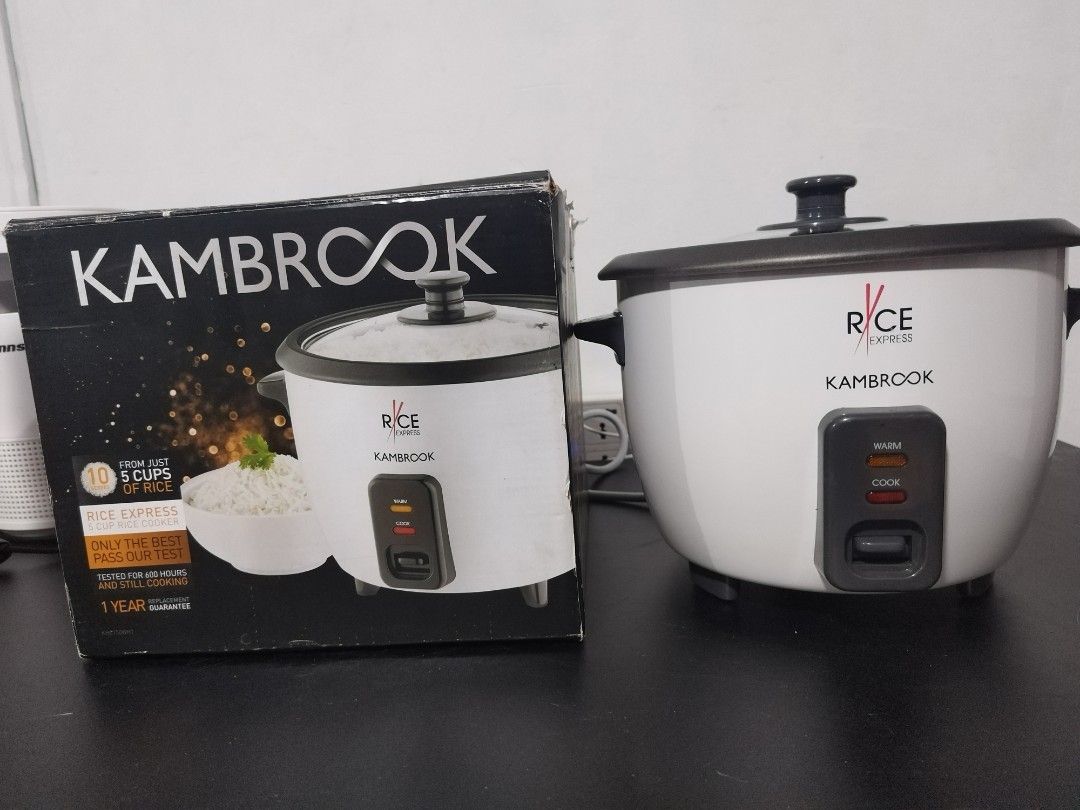 Kambrook Rice Express 5 Cup Rice Cooker (Category: Cookers) located in Taytay. Submitted by mikz_1303 (Listing ID 1304872996, Image 2). Description: Kambrook Rice Express 5 Cup Rice Cooker Mall Pullout Use as display unit With box 220V Php 1,500 Pm me for more info...