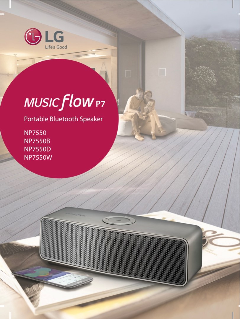 LG Portable Bluetooth Speaker Music Flow P7 (NP7550), Audio