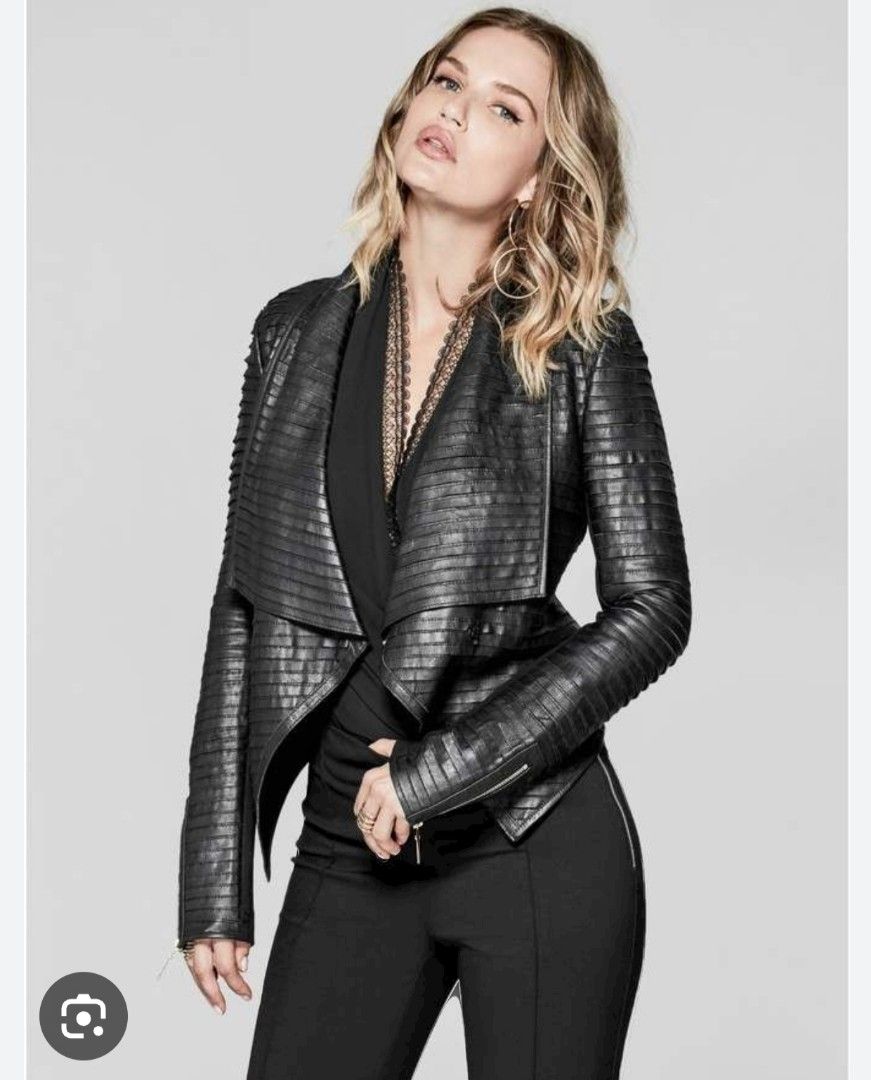 Marciano guess leather jacket clearance