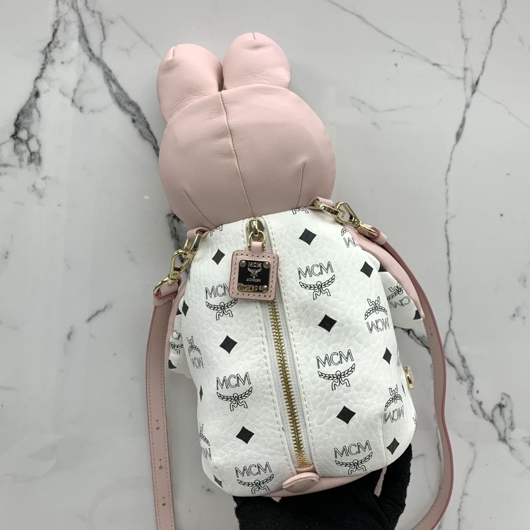 Mcm bag with rabbit hot sale