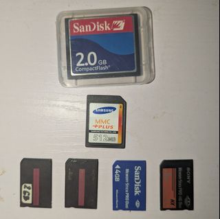 Memory Stick Pro Duo | CF Compact Flash Memory Cards