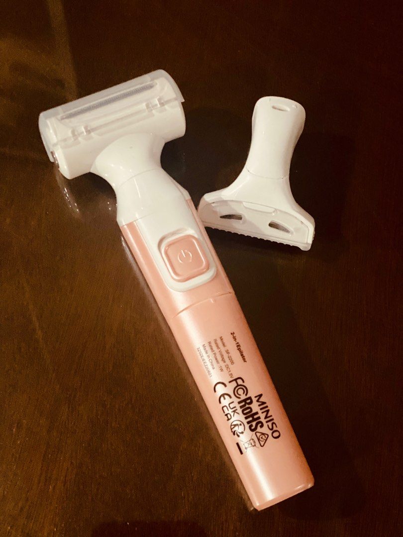 Miniso Epilator (Category: Hair) located in Manila. Submitted by narsg (Listing ID 1304869610, Image 1). Description: 💞Preloved💞 once lang ginamit ng asawa ko sa balbas at bigote nia hahah more on pang girl eto.. :) para sa legs and underarm hair :) 🚫no box na po pla ito. d kasi kami nagtatabi ng box sa bahay.. inaanay kasi ung mga box.. .