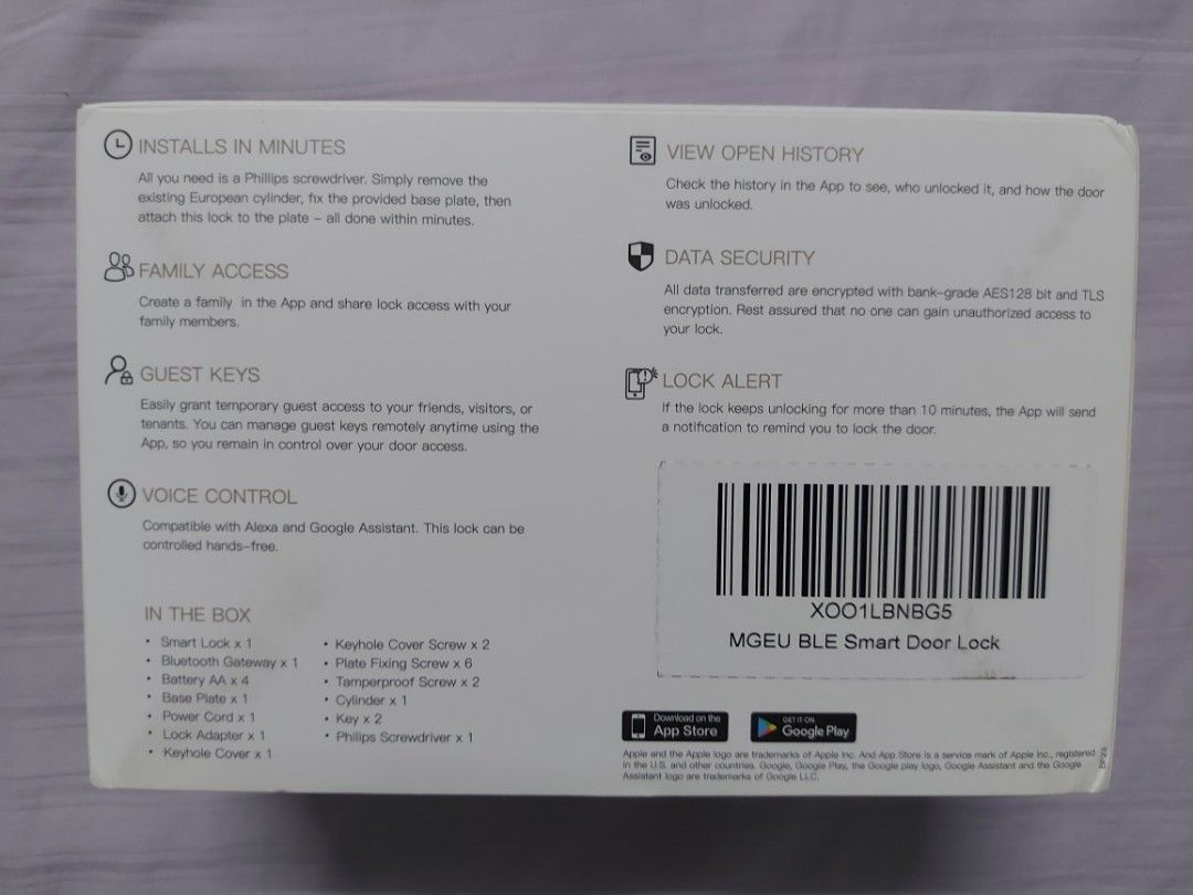Moes Smart Lock (Category: Locks, Doors & Gates) located in Manila. Submitted by tcu212 (Listing ID 1304937553, Image 2). Description: MOES Smart Door Lock bought it for 4.3k, never been used Need to use Tuya Hub (with bluetooth) RFS: realized that we didnt it. Price is negotiable.