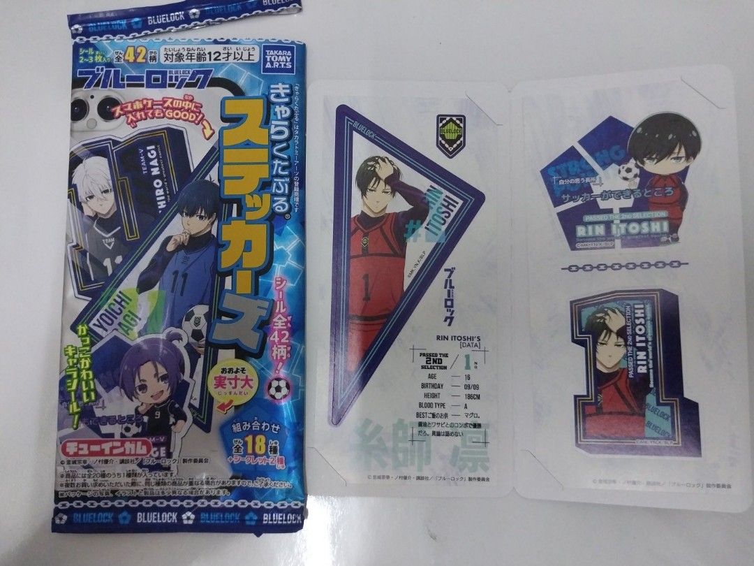 [OFFICIAL] Blue lock Stickers, Hobbies & Toys, Collectibles ...