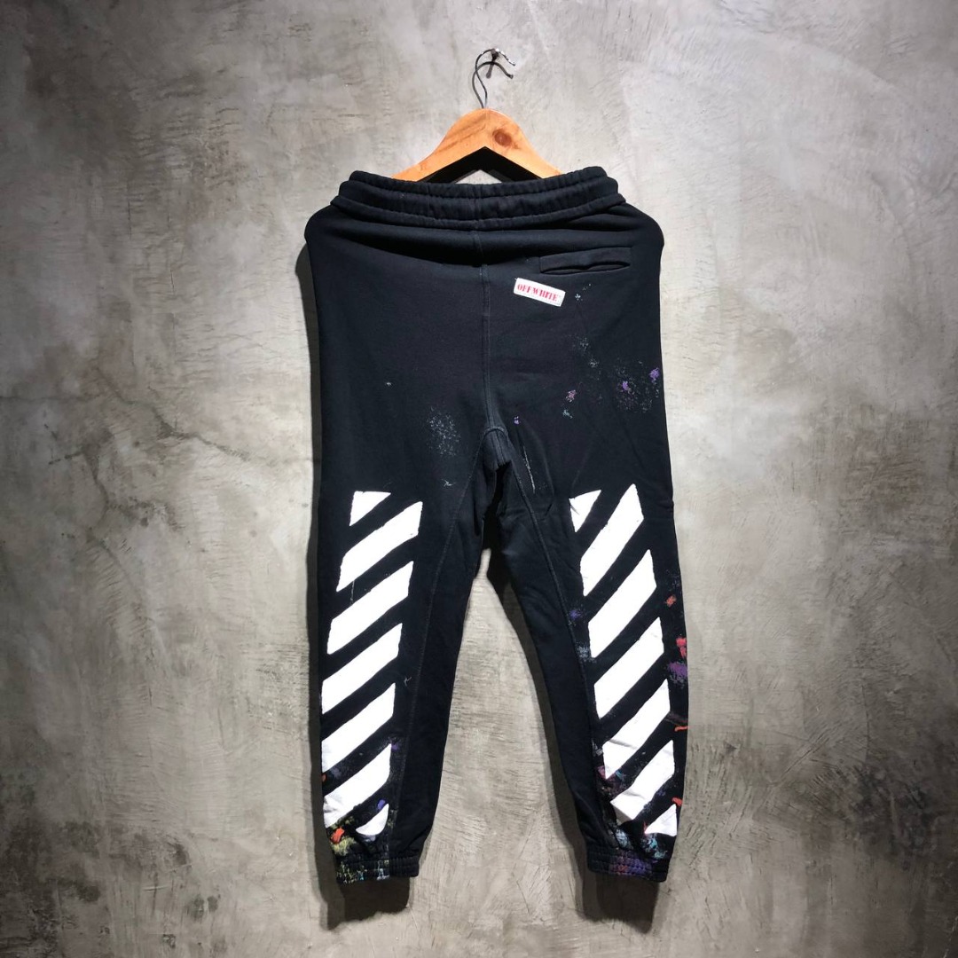 Off White Galaxy Diagonal Sweatpants