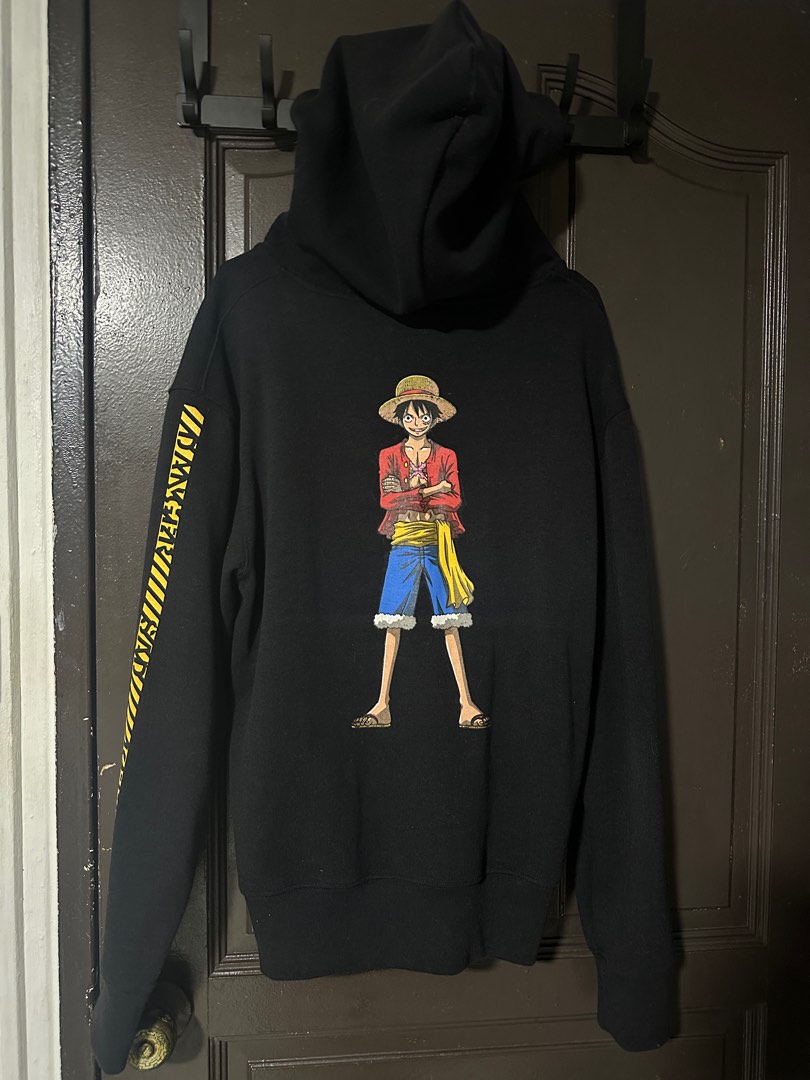 One Piece Luffy Hoodie Men s Fashion Tops Sets Hoodies on Carousell