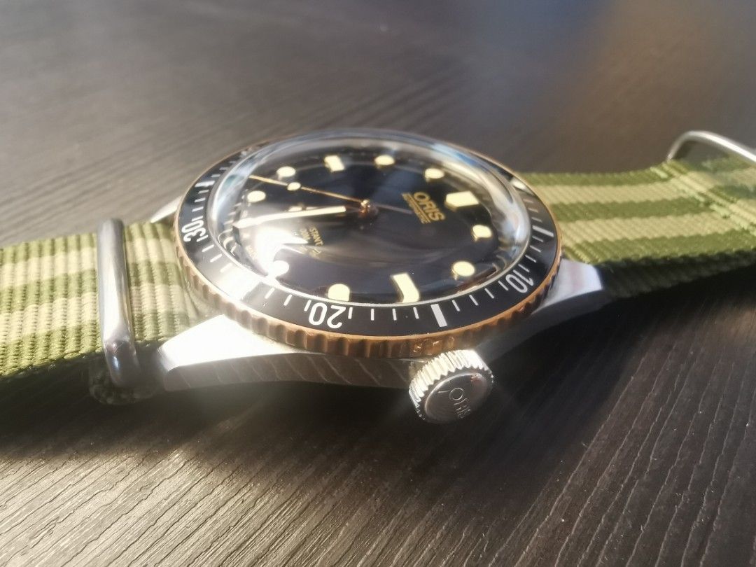 Oris diver 65 bronze 40mm hot sale