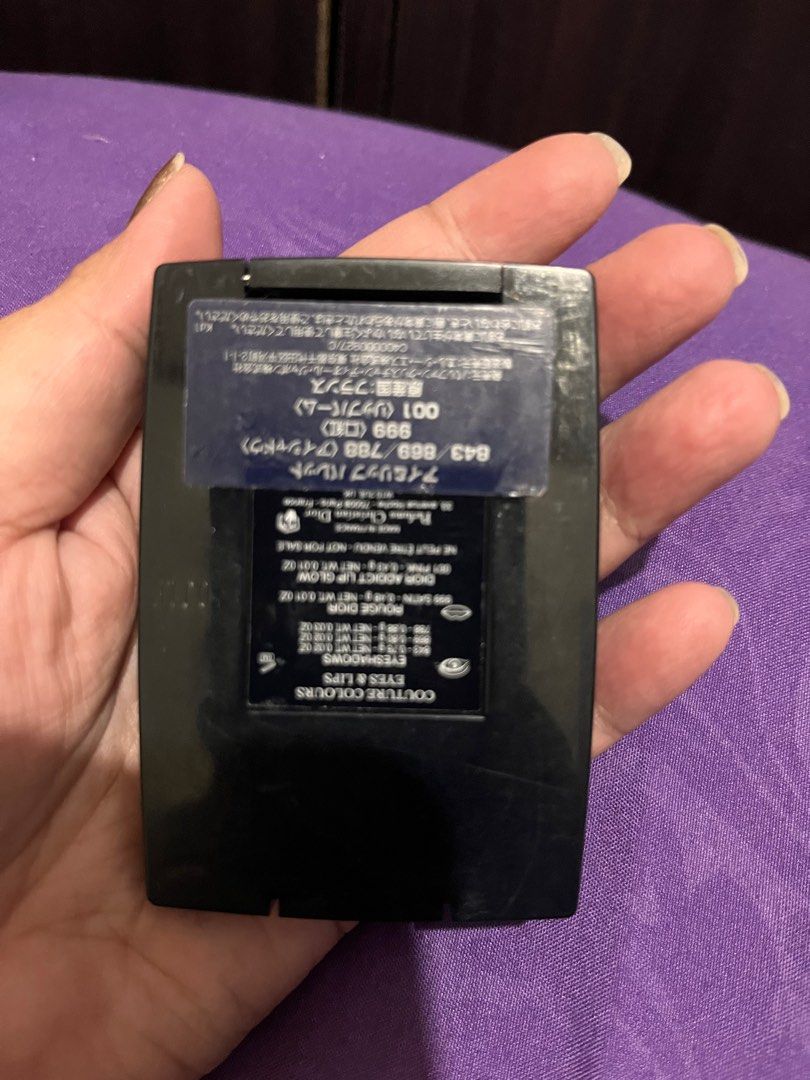 pallette (Category: Makeup) located in Quezon City. Submitted by yumiizashop (Listing ID 1304880430, Image 3). Description: original Christian Dior mini pallette lipstick and eye shadow.