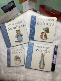 Peter Rabbit Baby Books (numbers, colors, shapes, words)