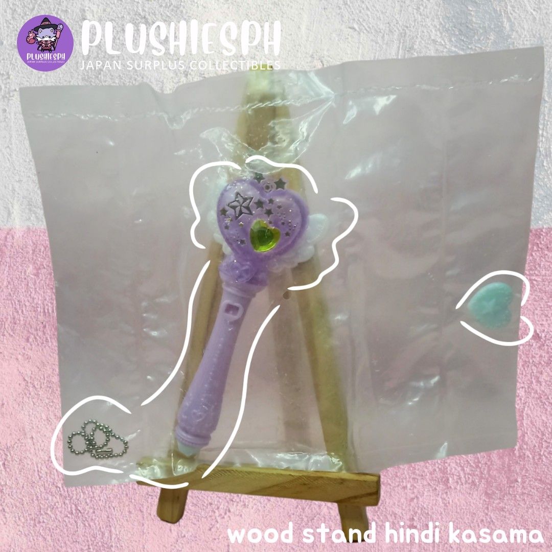 PRETTY PRECURE WAND TOY (Category: Character Goods) located in Los Banos. Submitted by plushiesph (Listing ID 1304811865, Image 1). Description: PRETTY PRECURE WAND KEYCHAIN SEALED PRETTY PRECURE MAGIC LUMITIER TOY ️● Sealed ● May marking ● Ang cute nito 🙂 ●️ Japan surplus item ● Hindi na clear plastic lalagyan ●️ P110 + SF ⭐️⭐️ Mode of Payment: ⭐️⭐️ ✅️ GCASH ✅️ 2 days reservation ⭐️⭐️ Mode of Delivery: ⭐️⭐️ ✅️ J&T Express ✅ ️Flash Express 👍 Ev