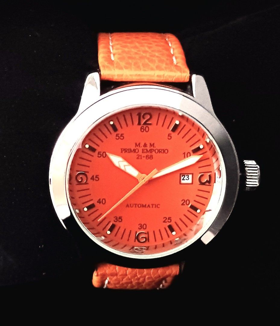 Primo Emporio Orange Automatic Watch Men s Fashion Watches Accessories Watches on Carousell