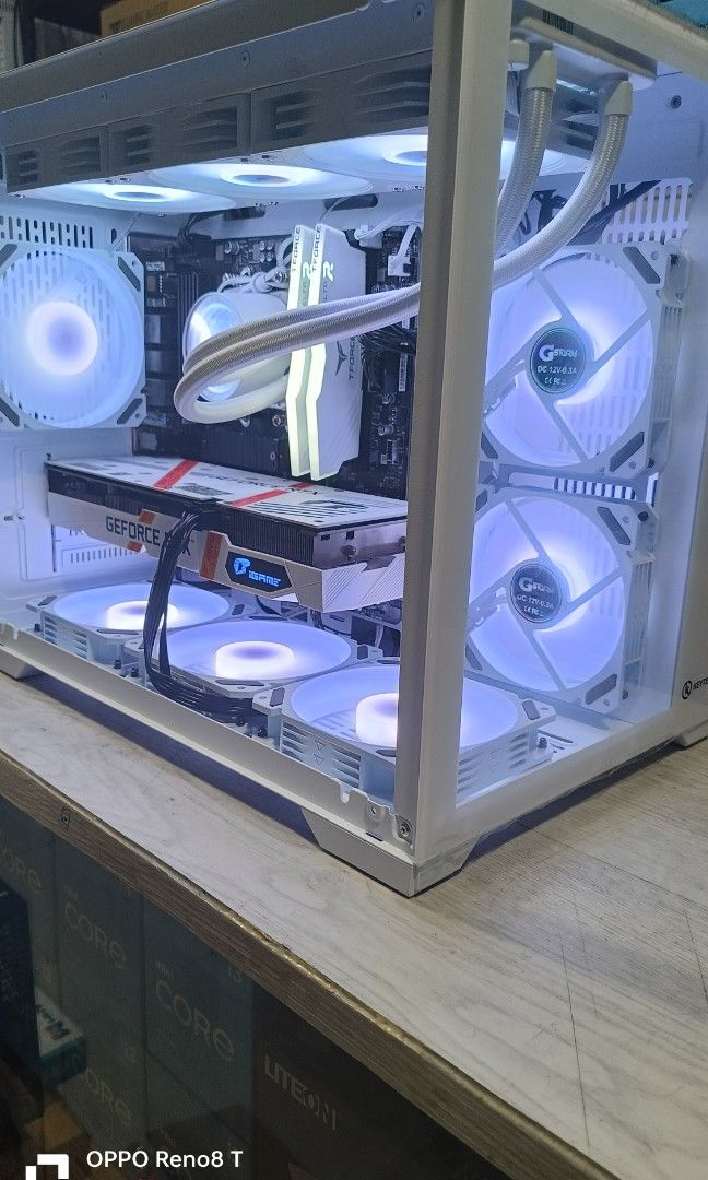 Ryzen7 5700x with rtx2060 ultra (Category: Desktops) located in Caloocan City. Submitted by olxph_372337775 (Listing ID 1304826880, Image 1). Description: 💪Gaming System Unit💪 ✅Pang Gaming, Rendering, pang Office ✅ ⭐Ryzen7 5700x ⭐Msi B550 pro VDH Wifi ⭐32gb (16gbx2) 3600mhz TForce Delta ⭐Mma 360 aio ⭐512gb kingbank ssd ⭐Rtx2060 ultra (good as new) ⭐Ramsta 650w 80+ Bronze ⭐Robin Mini white ⭐6xbArgb with remote P42k.