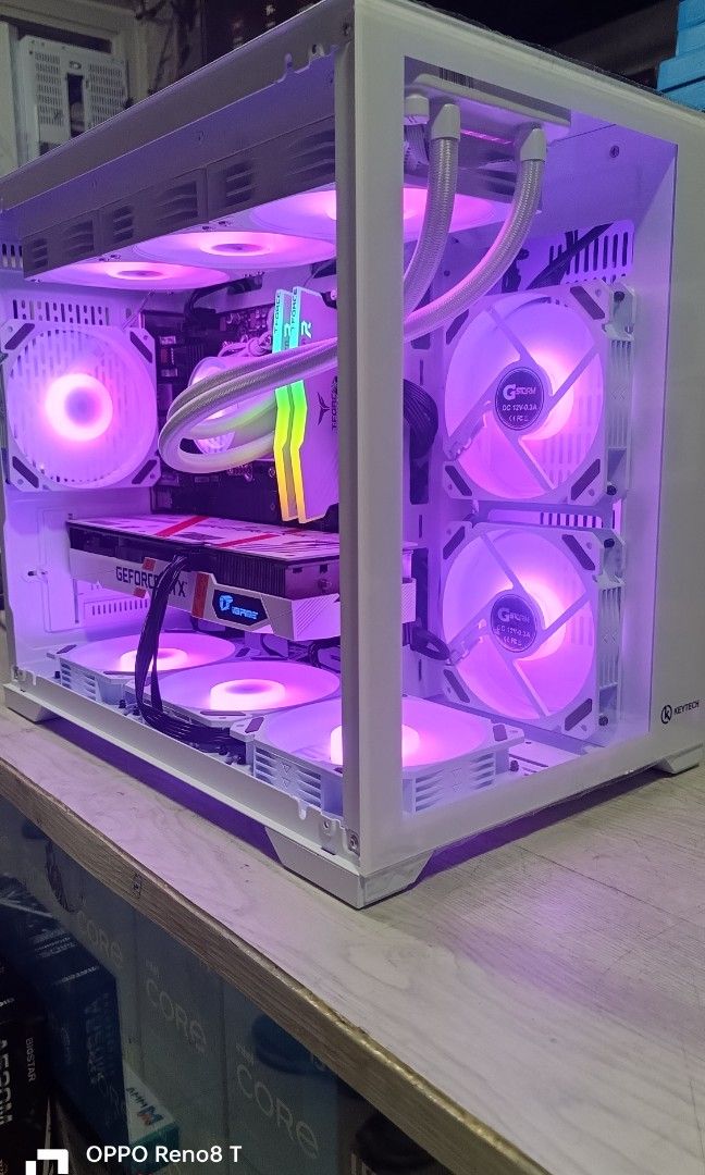 Ryzen7 5700x with rtx2060 ultra (Category: Desktops) located in Caloocan City. Submitted by olxph_372337775 (Listing ID 1304826880, Image 2). Description: 💪Gaming System Unit💪 ✅Pang Gaming, Rendering, pang Office ✅ ⭐Ryzen7 5700x ⭐Msi B550 pro VDH Wifi ⭐32gb (16gbx2) 3600mhz TForce Delta ⭐Mma 360 aio ⭐512gb kingbank ssd ⭐Rtx2060 ultra (good as new) ⭐Ramsta 650w 80+ Bronze ⭐Robin Mini white ⭐6xbArgb with remote P42k.