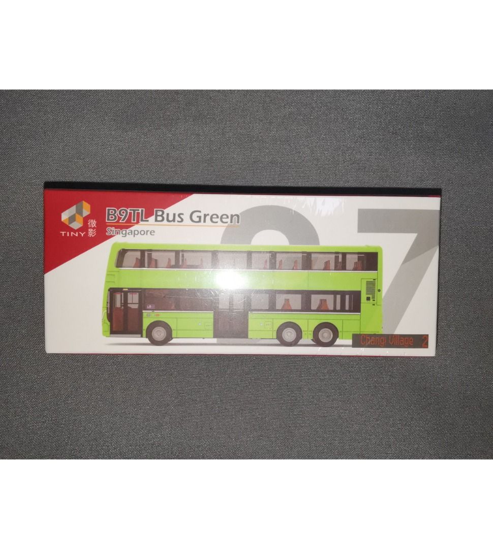 Singapore Green Bus B9TL Model (1:110) [Route Number 2] [Super Rare Edition  !!!], Hobbies & Toys, Toys & Games on Carousell