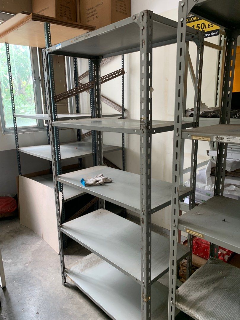 Storage Rack (Category: Shelves, Cabinets & Racks) located in Singapore. Submitted by matthew.vince (Listing ID 1304860141, Image 1). Description: Well used but no rusty Clear storage space Cash and Carry .